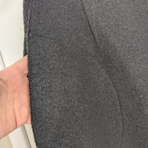 CARVEN ASYMÉTRICAL WOOL MINI SKIRT SIZE 38 - Picture 3 of 7